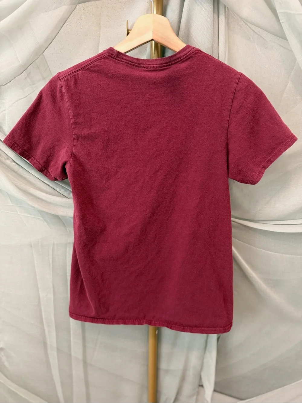 Element Men's Burgundy Graphic Tee with White Logo